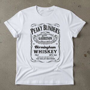 Peaky Blinders Garrison Birmingham Whiskey Shelby Bros Graphic T-Shirt